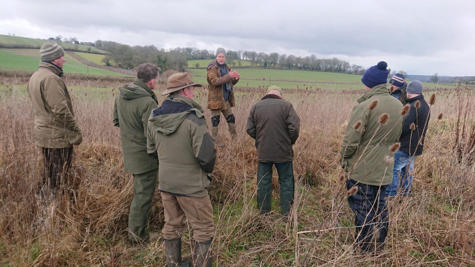 group of men in field